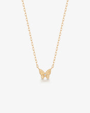 Load image into Gallery viewer, ROSAMEL | Lab Grown Diamond Accent Butterfly Necklace by Aurelie Gi