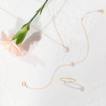 Load image into Gallery viewer, COLETTE | Pearl and Lab Grown Diamond Ring