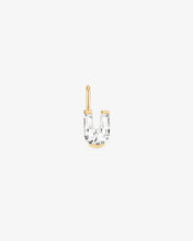 Load image into Gallery viewer, 14K Gold Initial Lab-Grown Diamond Charm by Aurelie Gi — alternate angle