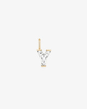 Load image into Gallery viewer, 14K Gold Initial Lab-Grown Diamond Charm by Aurelie Gi — alternate angle