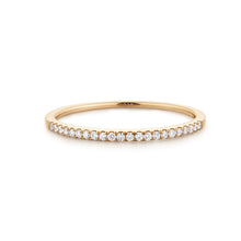 Load image into Gallery viewer, LEXI | Diamond Band Ring by Aurelie Gi — alternate angle