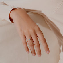 Load image into Gallery viewer, BLOSSOM | Morganite Solitaire Ring by Aurelie Gi — on model