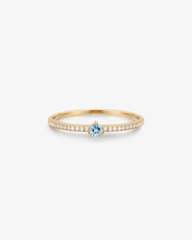 Load image into Gallery viewer, JASMINE | Aquamarine and Diamond Ring by Aurelie Gi