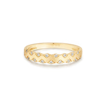 Load image into Gallery viewer, HAZEL | Lab Grown Diamond Band Ring by Aurelie Gi — alternate angle