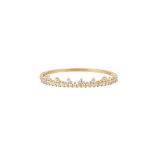 Load image into Gallery viewer, ASIA | Natural Diamond Crown Ring by Aurelie Gi — on model