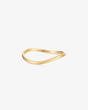 Load image into Gallery viewer, NICOLE | 14kt Gold Wave Band by Aurelie Gi