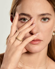 Load image into Gallery viewer, VIOLA | Lab Grown Diamond Beaded Band by Aurelie Gi — alternate angle