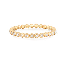 Load image into Gallery viewer, VIOLA | Lab Grown Diamond Beaded Band by Aurelie Gi — alternate angle
