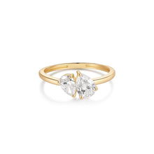 Load image into Gallery viewer, AUBREY | Toi et Moi Pear Lab Grown Diamond Ring by Aurelie Gi — alternate angle