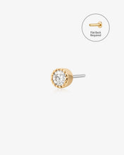 Load image into Gallery viewer, EMILY | Beaded LGD Threadless Flatback Earring by Aurelie Gi