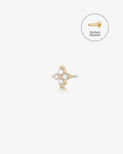 Load image into Gallery viewer, CAPELLA | Mini Pointed Star Threadless Flatback Earring by Aurelie Gi