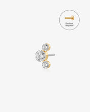 Load image into Gallery viewer, Lab-Grown Diamond Cluster Threadless End by Aurelie Gi