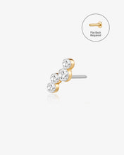 Load image into Gallery viewer, Zig-Zag Lab-Grown Diamond Left Threadless End by Aurelie Gi