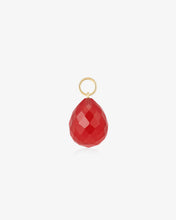Load image into Gallery viewer, 14K Solid Gold Crystal Charm Necklace for healing by Aurelie Gi