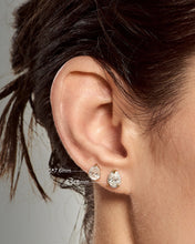 Load image into Gallery viewer, IGGY | Pear Lab Grown Diamond Threadless Flatback Earring by Aurelie Gi — detail view