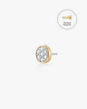 Load image into Gallery viewer, PRADIA | Lab Grown Diamond Threadless Flatback Earring by Aurelie Gi