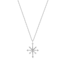 Load image into Gallery viewer, CANDIE | Diamond Octagram Star Necklace by Aurelie Gi — on model