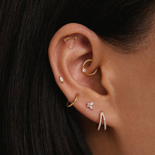 Load image into Gallery viewer, BOWERY | Draped Chain Threadless Flatback Earring