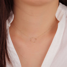 Load image into Gallery viewer, ADA | Open Circle Necklace by Aurelie Gi — detail view