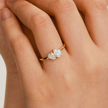 Load image into Gallery viewer, AUBREY | Toi et Moi Pear Lab Grown Diamond Ring