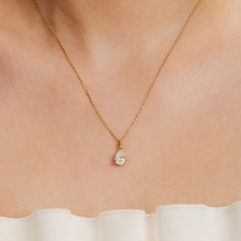 Load image into Gallery viewer, CASELLA | Pear Lab Grown Diamond Solitaire Necklace
