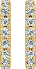 Load image into Gallery viewer, French-Set Huggie Hoop Earrings