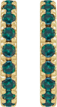 Load image into Gallery viewer, French-Set Huggie Hoop Earrings