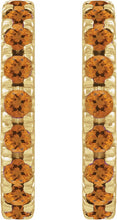 Load image into Gallery viewer, French-Set Huggie Hoop Earrings
