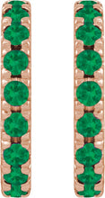 Load image into Gallery viewer, French-Set Huggie Hoop Earrings