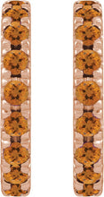 Load image into Gallery viewer, French-Set Huggie Hoop Earrings