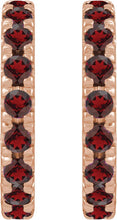 Load image into Gallery viewer, French-Set Huggie Hoop Earrings