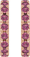 Load image into Gallery viewer, French-Set Huggie Hoop Earrings