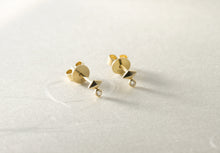 Load image into Gallery viewer, GIZA | Pyramid Diamond Studs