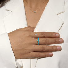 Load image into Gallery viewer, AMINA | Turquoise Solitaire Ring Rings AURELIE GI