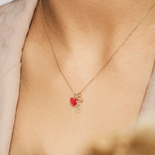 Load image into Gallery viewer, Dulcie | Tiny Candy Red Heart Pendant Necklaces AURELIE GI