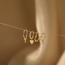 Load image into Gallery viewer, JUlLIETTE | Single Heart-Shaped Hoop Hoops & Huggies AURELIE GI