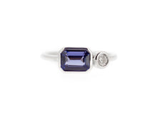 Load image into Gallery viewer, Tanzanite & Diamond Couple Ring