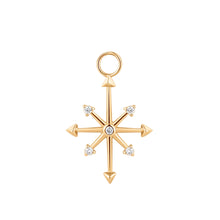 Load image into Gallery viewer, CANDIE | Diamond Octagram Star Earring Charm Earring Charms AURELIE GI