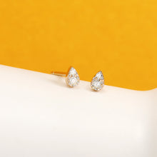 Load image into Gallery viewer, ROSA | Diamond Pave Teardrop Studs