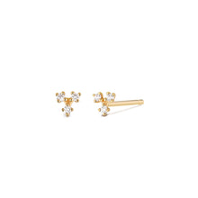Load image into Gallery viewer, CLOVER | Diamond Studs Studs AURELIE GI