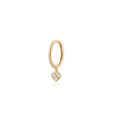 Load image into Gallery viewer, SOPHIE | Single Diamond Heart Hoop