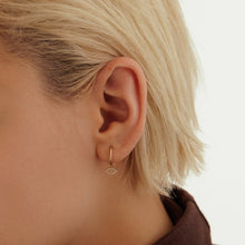 Load image into Gallery viewer, HELENE | Diamond and Opal Evil Eye Earring Charm Earring Charms AURELIE GI