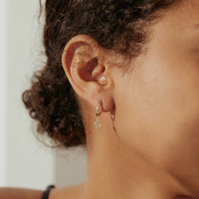 Load image into Gallery viewer, NEFERTITI | Diamond Snake Earring Charm Earring Charms AURELIE GI