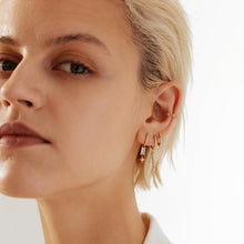 Load image into Gallery viewer, KEREN | White Sapphire Evil Eye Ear Cuff Ear Cuffs AURELIE GI