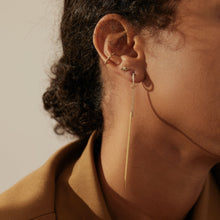 Load image into Gallery viewer, CHARLOTTE | Diamond Evil Eye Single Piercing Earring Piercing AURELIE GI
