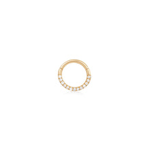 Load image into Gallery viewer, ALANA | Diamond Clicker Ring Earrings AURELIE GI Yellow Gold