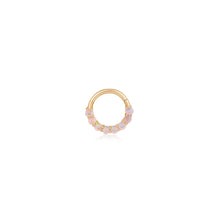 Load image into Gallery viewer, HAYDEN | Opal Clicker Ring Earrings AURELIE GI Yellow Gold