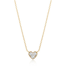 Load image into Gallery viewer, SOPHIE | Diamond Heart Necklace Necklaces AURELIE GI