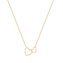 Load image into Gallery viewer, JUlLIETTE | Interlocked Hearts Necklace Necklaces AURELIE GI Yellow