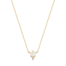 Load image into Gallery viewer, ZENA | Opal and Diamond Necklace